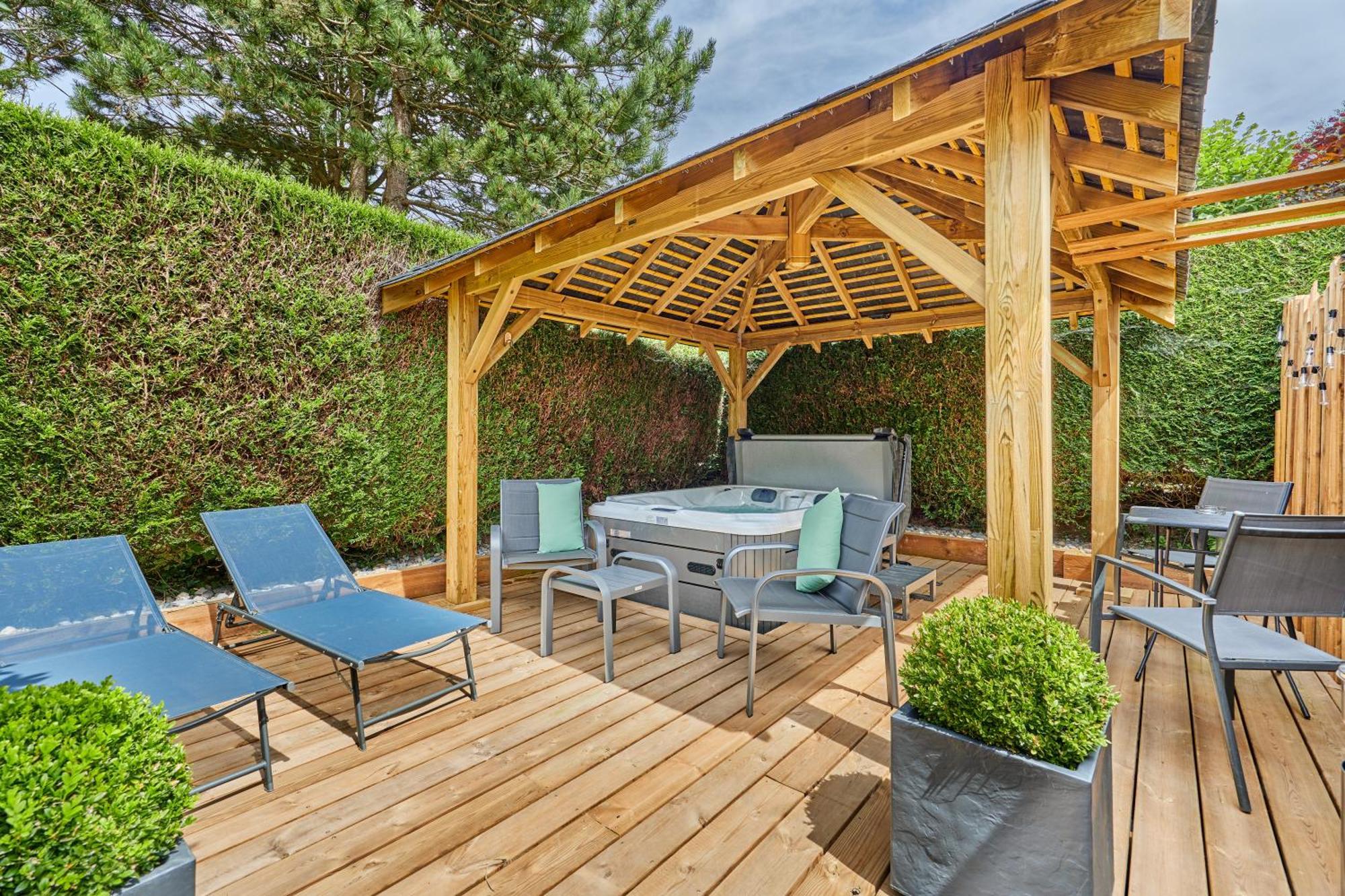 Apartament Domaine Du Gros Chene - Terrasses Avec Jacuzzis Privatifs Ablon Zewnętrze zdjęcie